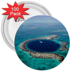 Great Blue Hole 1 3  Buttons (100 Pack)  by trendistuff