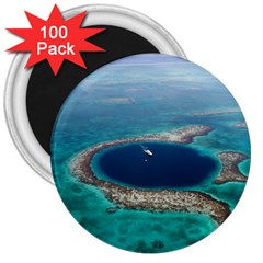 Great Blue Hole 1 3  Magnets (100 Pack) by trendistuff