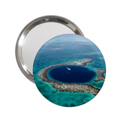 Great Blue Hole 1 2 25  Handbag Mirrors by trendistuff