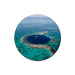 GREAT BLUE HOLE 1 Rubber Coaster (Round)  Front