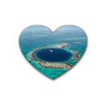 GREAT BLUE HOLE 1 Heart Coaster (4 pack)  Front