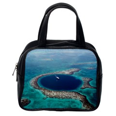 Great Blue Hole 1 Classic Handbags (one Side) by trendistuff