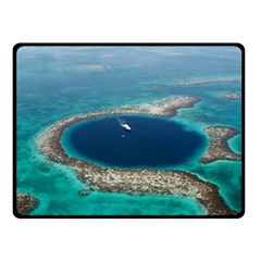 Great Blue Hole 1 Fleece Blanket (small)