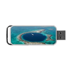 Great Blue Hole 1 Portable Usb Flash (one Side)