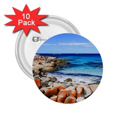 Bay Of Fires 2 25  Buttons (10 Pack) 