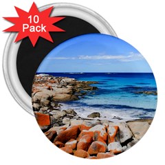 Bay Of Fires 3  Magnets (10 Pack) 