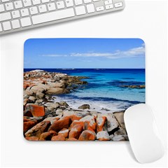 Bay Of Fires Large Mousepads by trendistuff