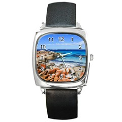 Bay Of Fires Square Metal Watches by trendistuff