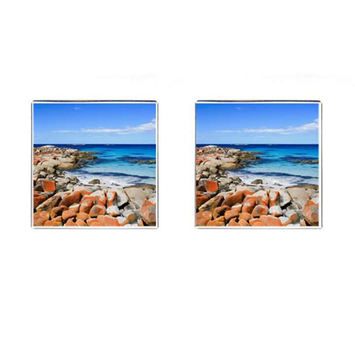 BAY OF FIRES Cufflinks (Square)