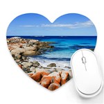 BAY OF FIRES Heart Mousepads Front