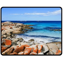 Bay Of Fires Fleece Blanket (medium)  by trendistuff