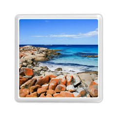 Bay Of Fires Memory Card Reader (square)  by trendistuff