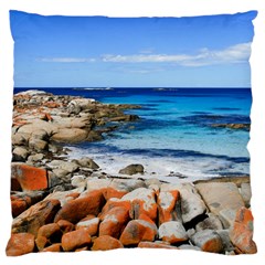 Bay Of Fires Large Cushion Cases (one Side) 