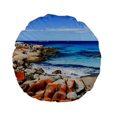 Bay Of Fires Standard 15  Premium Round Cushions by trendistuff