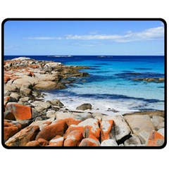 Bay Of Fires Double Sided Fleece Blanket (medium) 