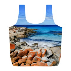 Bay Of Fires Full Print Recycle Bags (l)  by trendistuff