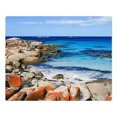 Bay Of Fires Double Sided Flano Blanket (large) 