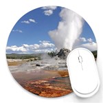 YELLOWSTONE CASTLE Round Mousepads