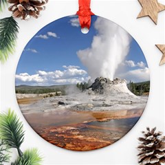 Yellowstone Castle Ornament (round)  by trendistuff