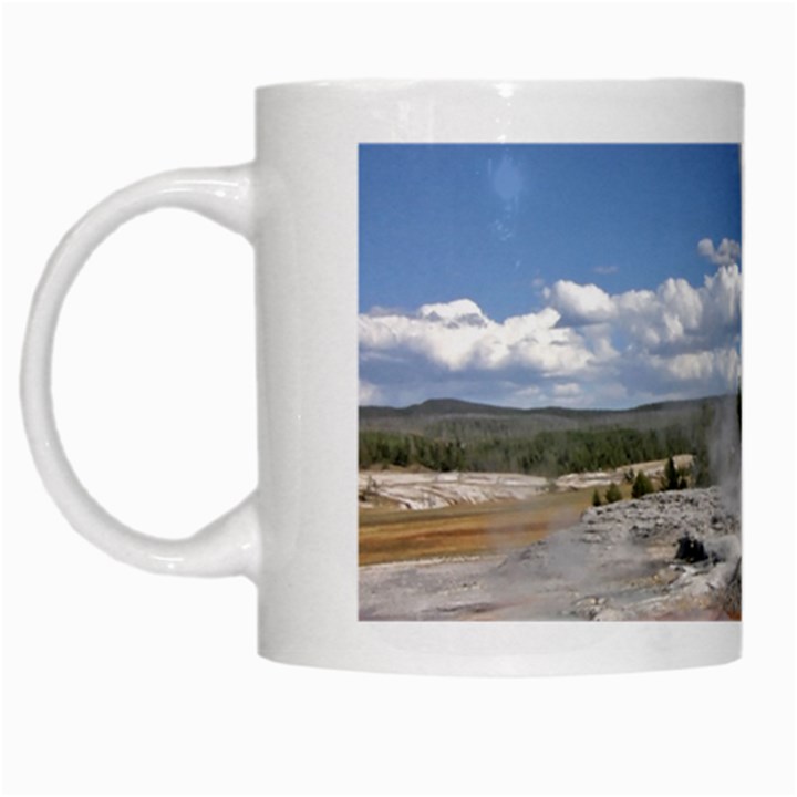 YELLOWSTONE CASTLE White Mugs