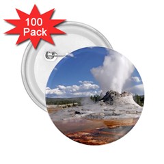 Yellowstone Castle 2 25  Buttons (100 Pack) 