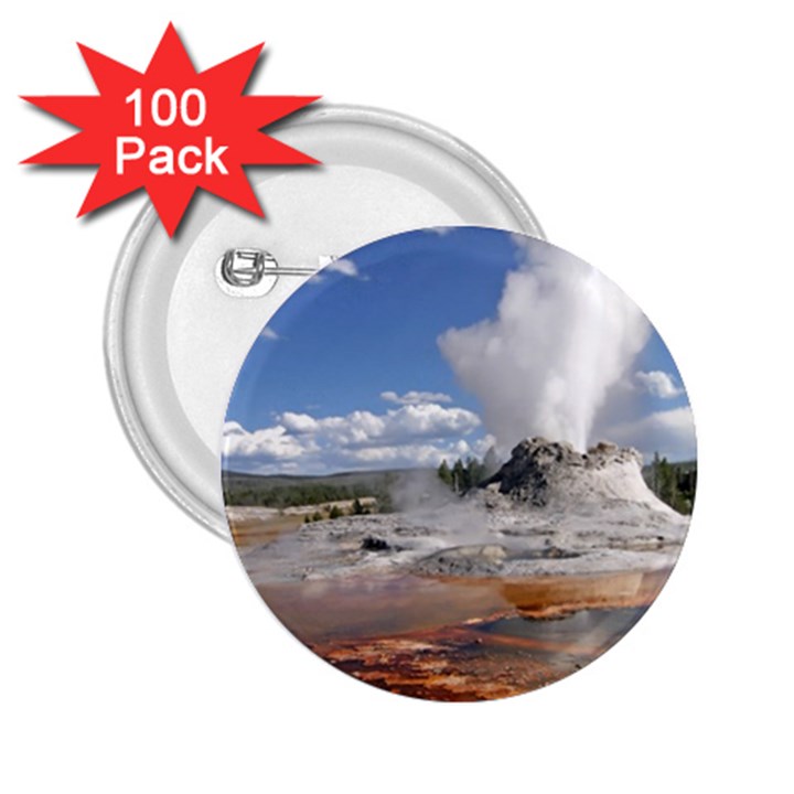 YELLOWSTONE CASTLE 2.25  Buttons (100 pack) 