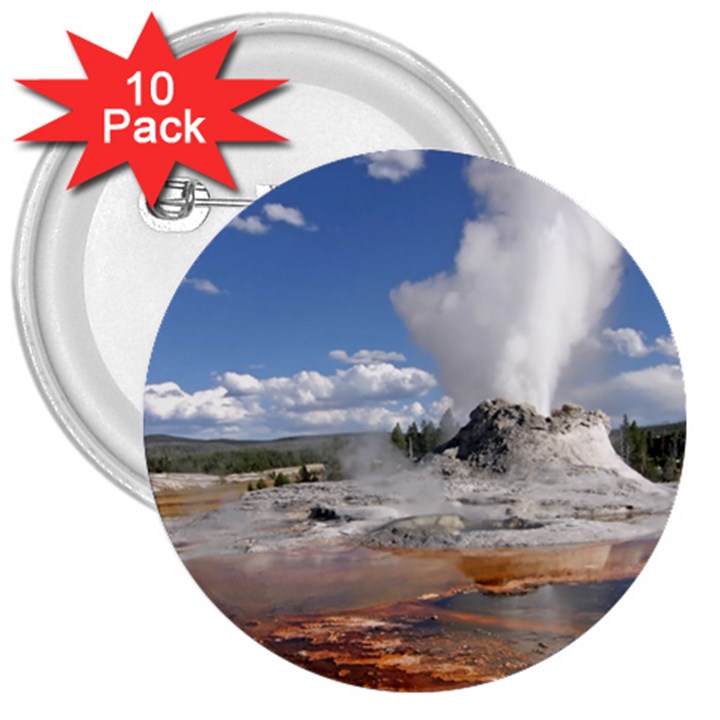 YELLOWSTONE CASTLE 3  Buttons (10 pack) 