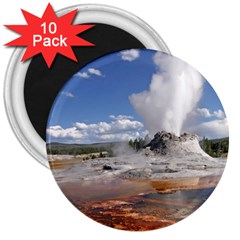 Yellowstone Castle 3  Magnets (10 Pack) 