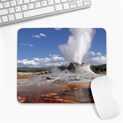 Yellowstone Castle Large Mousepads by trendistuff