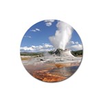 YELLOWSTONE CASTLE Magnet 3  (Round)