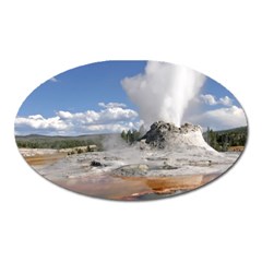 Yellowstone Castle Oval Magnet by trendistuff