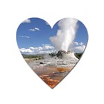 YELLOWSTONE CASTLE Heart Magnet