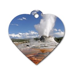 Yellowstone Castle Dog Tag Heart (one Side) by trendistuff