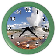 Yellowstone Castle Color Wall Clocks by trendistuff