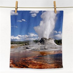 Yellowstone Castle Face Towel by trendistuff