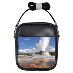 Yellowstone Castle Girls Sling Bags by trendistuff