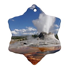 Yellowstone Castle Ornament (snowflake)  by trendistuff