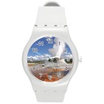 YELLOWSTONE CASTLE Round Plastic Sport Watch (M)