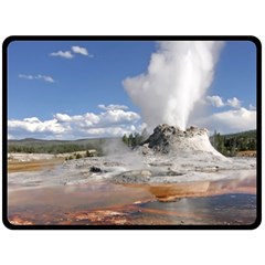 Yellowstone Castle Double Sided Fleece Blanket (large) 