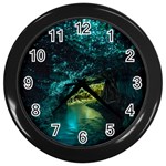 WAITOMO GLOWWORM Wall Clocks (Black)