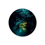 WAITOMO GLOWWORM Rubber Round Coaster (4 pack) 