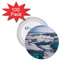 Turquoise Ice 1 75  Buttons (100 Pack) 