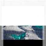 TURQUOISE ICE Rectangular Jigsaw Puzzl Front