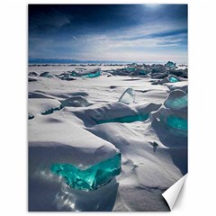 Turquoise Ice Canvas 12  X 16   by trendistuff