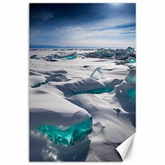 Turquoise Ice Canvas 24  X 36  by trendistuff