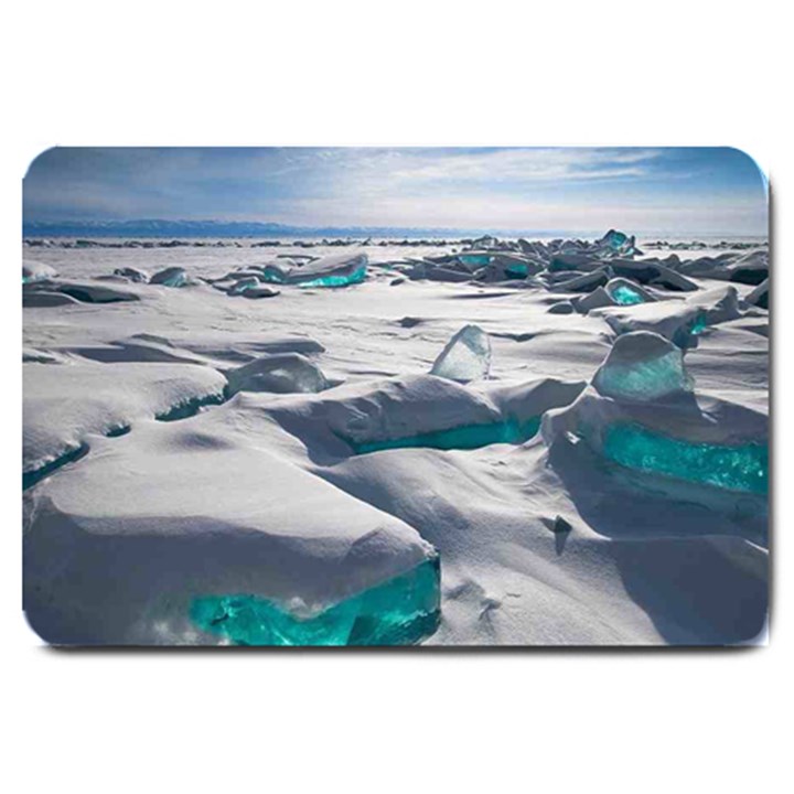 TURQUOISE ICE Large Doormat 