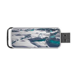 Turquoise Ice Portable Usb Flash (one Side)