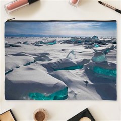 Turquoise Ice Cosmetic Bag (xxxl)  by trendistuff