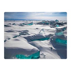 Turquoise Ice Double Sided Flano Blanket (mini)  by trendistuff