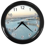 TRAVERTINE POOLS Wall Clocks (Black) Front